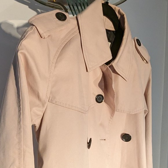 Coach Classic Cream Short Trench Coat - Size XS - Picture 2 of 5